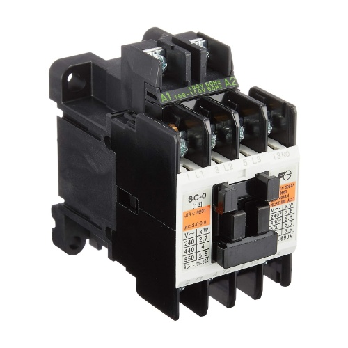 標準形電磁接触器 ケースカバー無 SC-0 コイルAC100V 1B