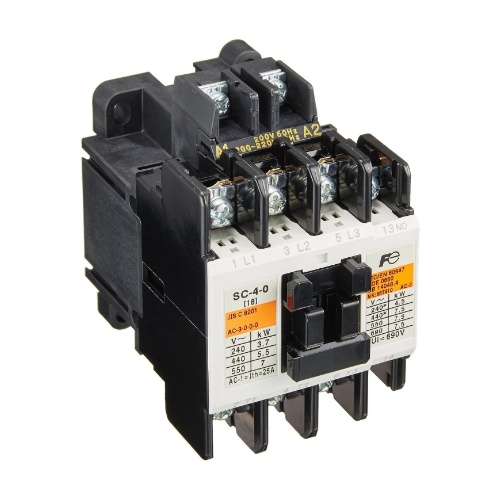 標準形電磁接触器 ケースカバー無 SC-4-0 コイルAC200V 1A